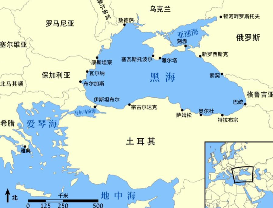 俄罗斯北极内海,俄罗斯濒临的内海