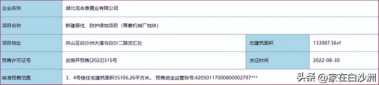 近期白沙洲房屋开盘,白沙洲最近开盘的楼盘