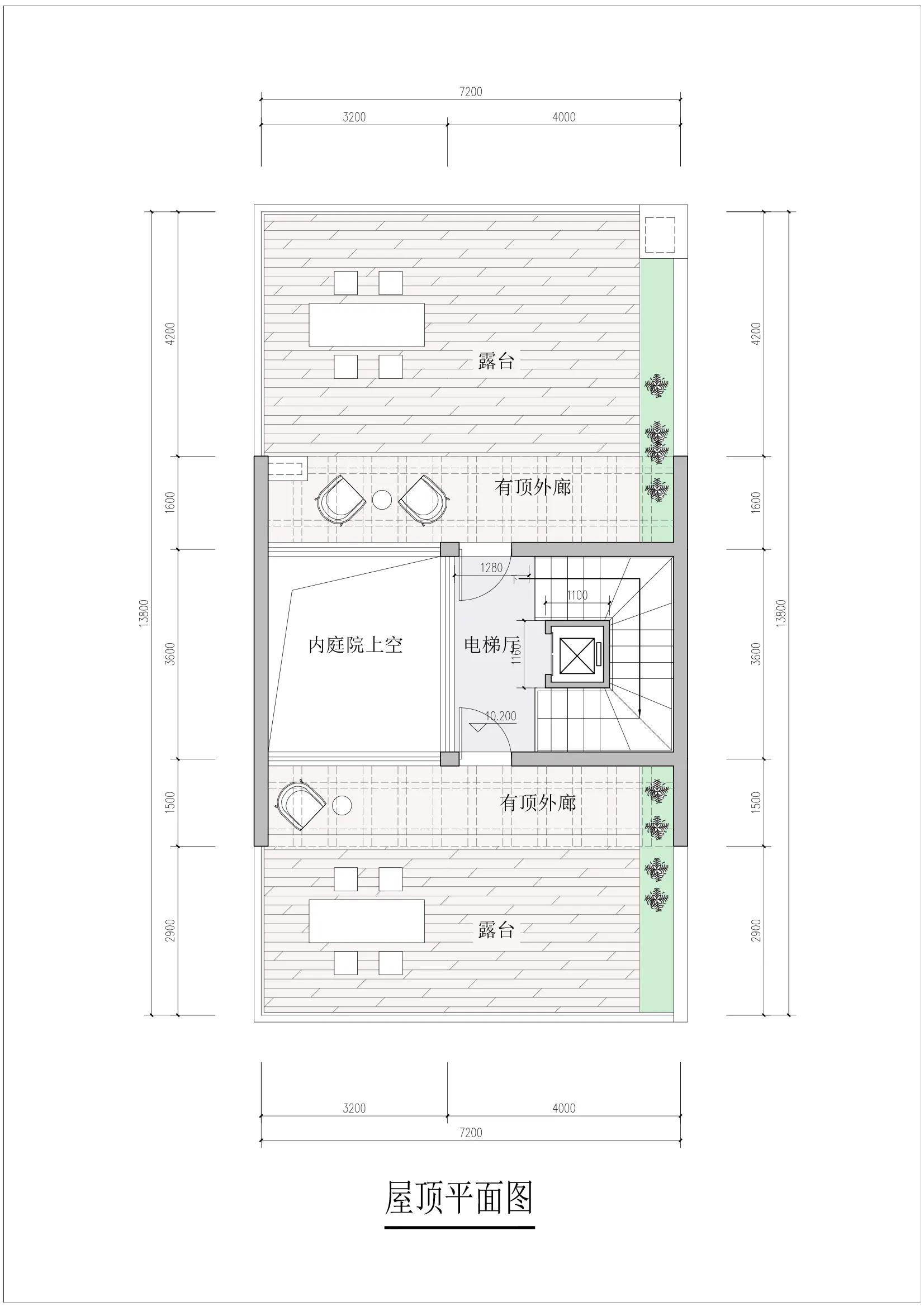 7x16米临街三面采光自建房图纸,8x12米临街两侧不采光自建房图纸