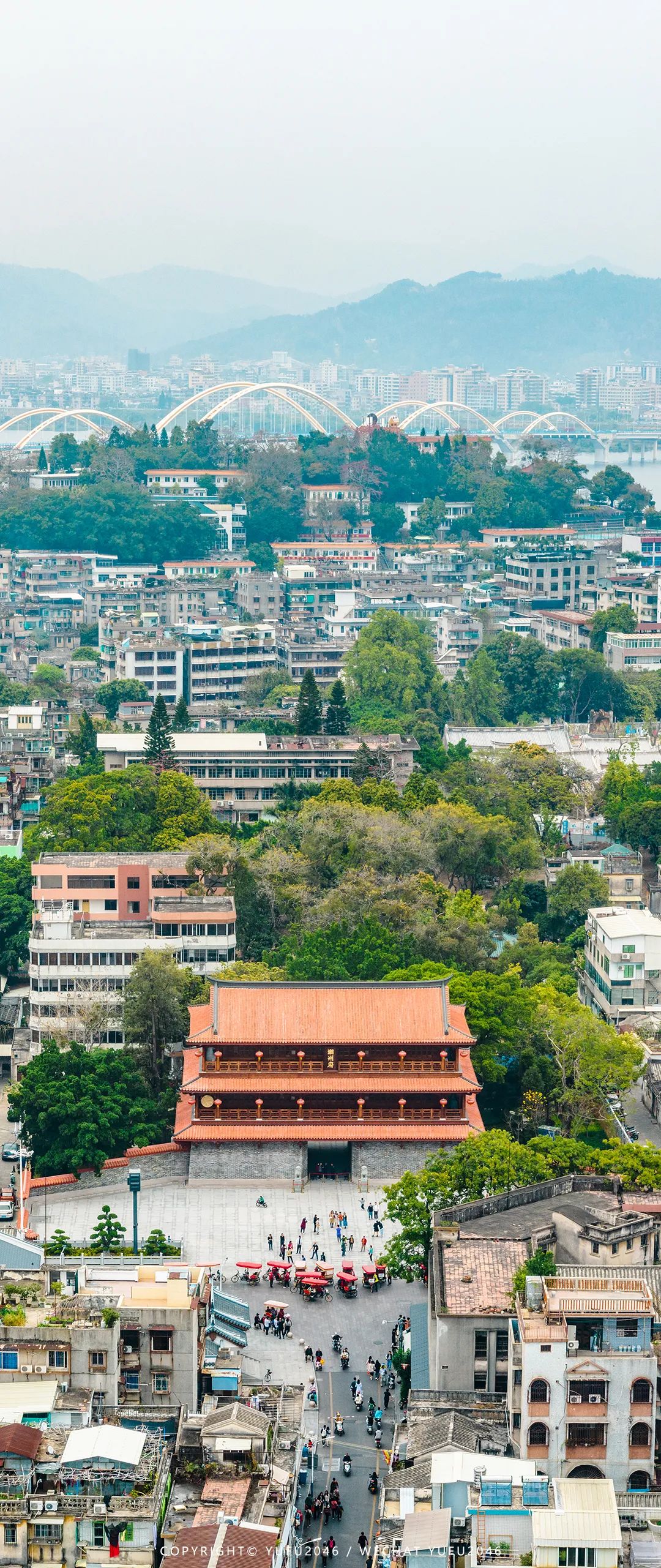 潮州古城别样的风景,瞰见潮州