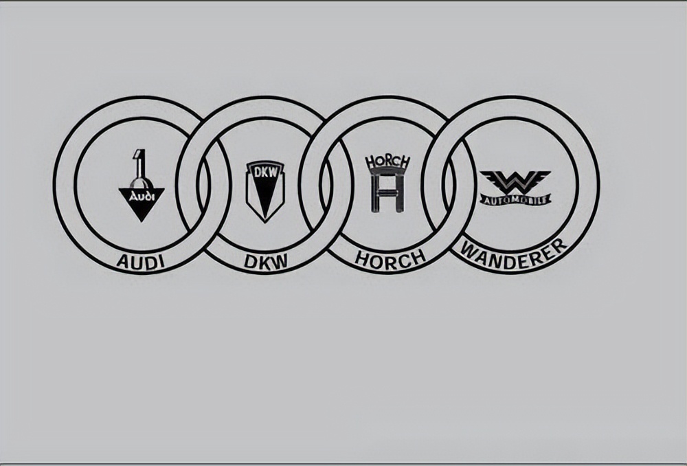 奥迪logo发光,奥迪换新标logo