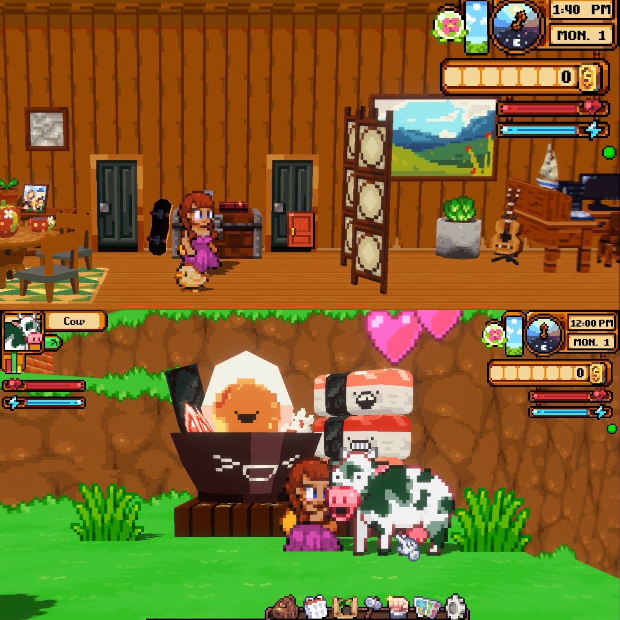 又是星露谷同款？像素风种田挖矿宠物战斗拍卖