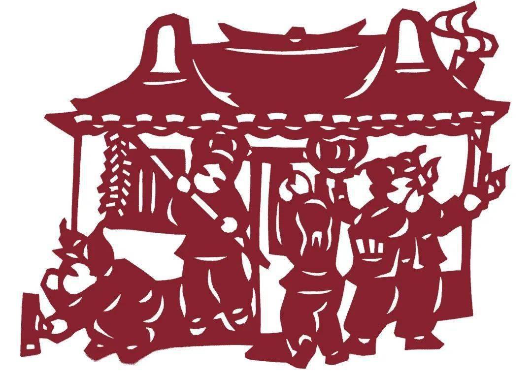 二十四节气立秋剪纸教学过程,二十四节气剪纸雪人手工