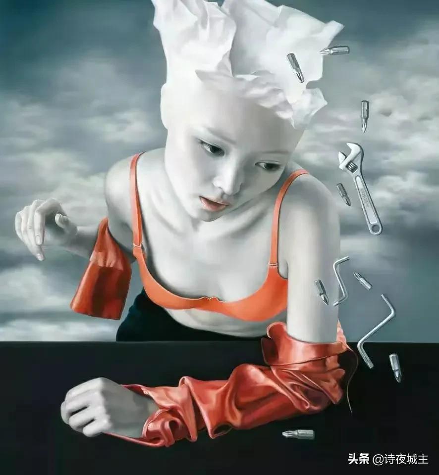 何红蓓人物油画作品欣赏,画家何红舟油画作品