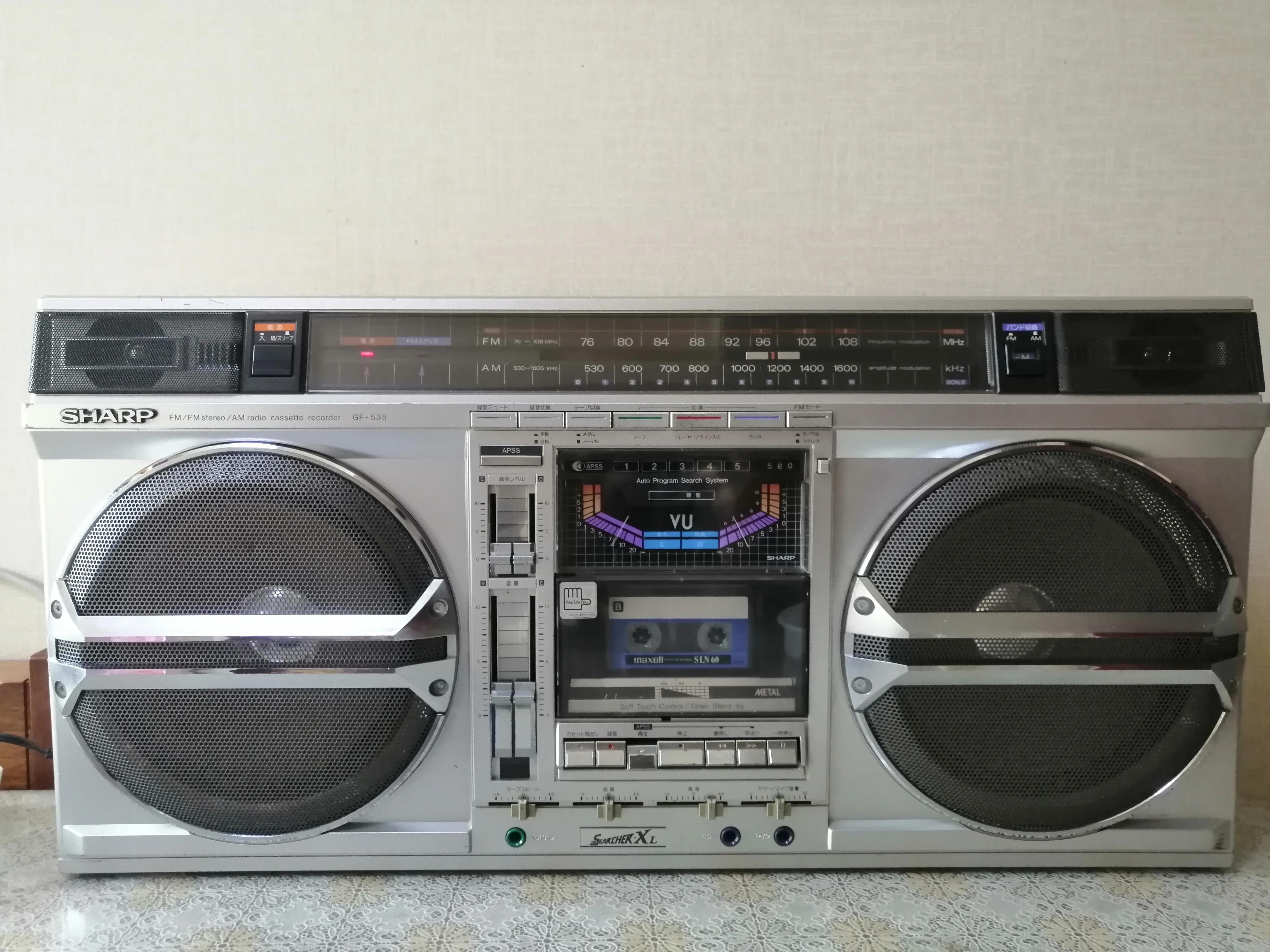 日本本土收录机夏普GF-535维修