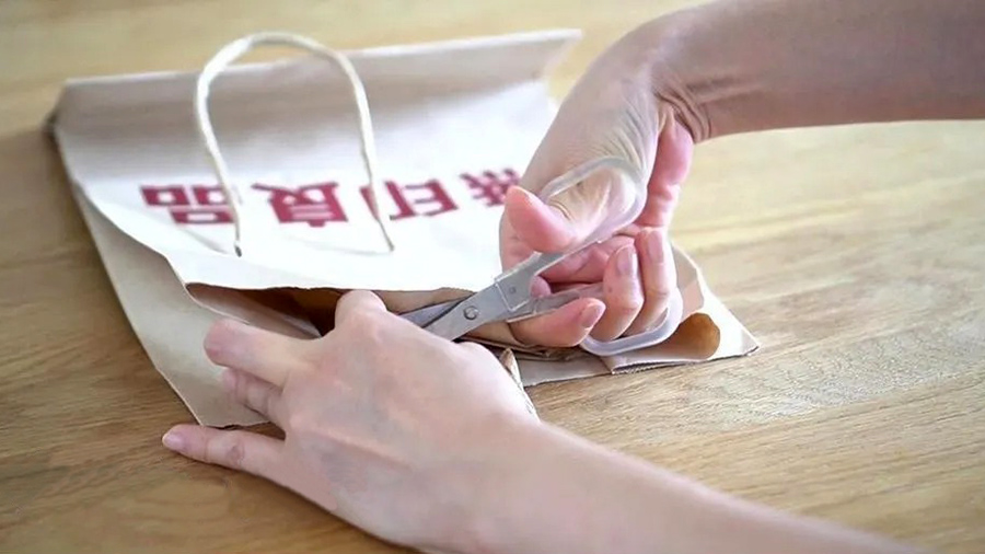 收纳垃圾小纸袋怎么做,一次性垃圾收纳纸袋