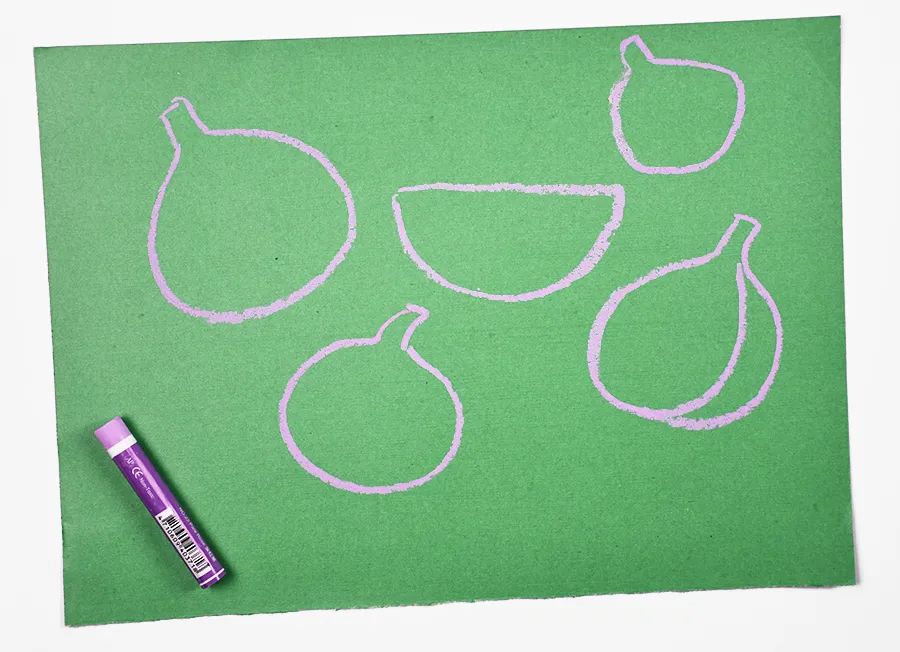 6-12岁儿童油画棒画教程,油画棒水彩结合作品儿童画