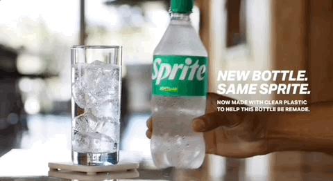 雪碧宣布永久放弃标志性绿瓶子,雪碧将永久弃用绿瓶图文