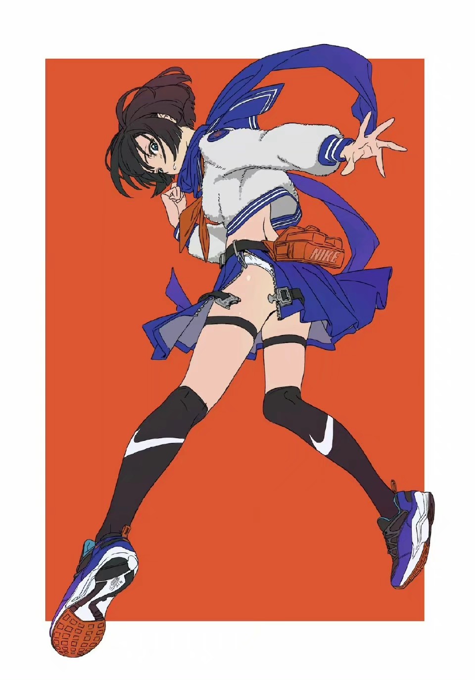 「恋鞋狂魔」给所有可爱少女「穿上潮鞋」｜画师岩崎将大作品欣赏