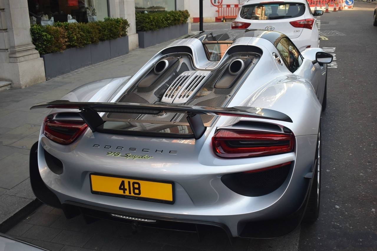 保时捷918spyder现场声浪,富二代开保时捷918spyder