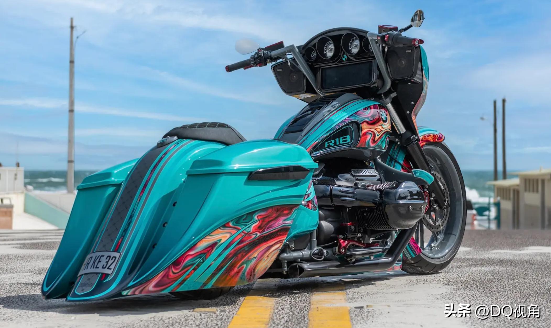 德国宝马m8改装,2021款宝马r18复古改装风格