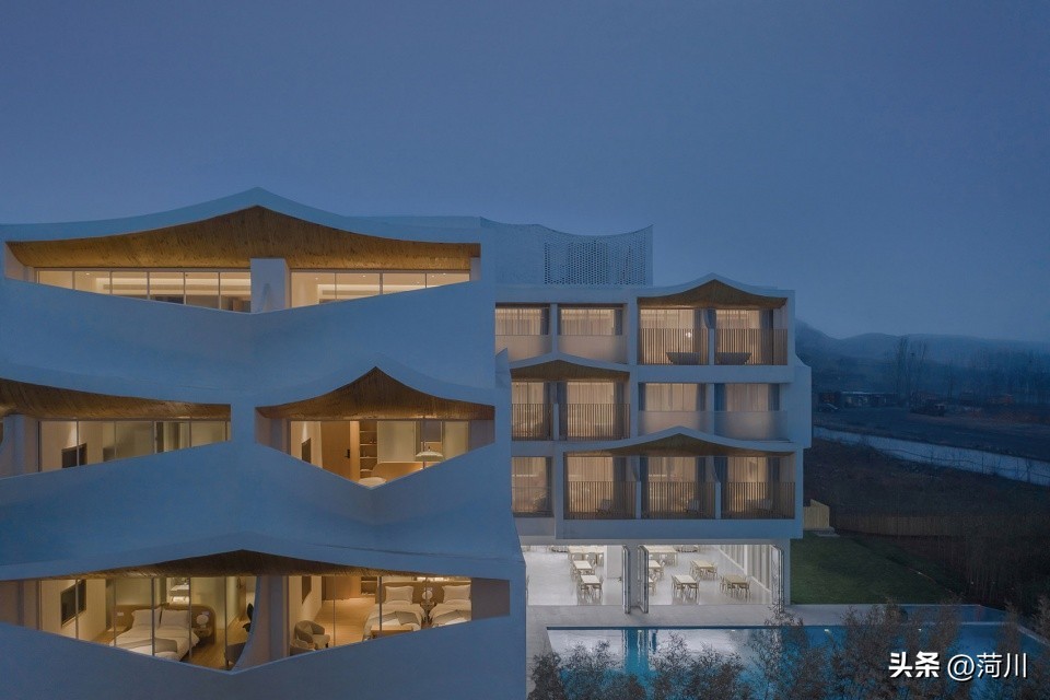 天空之院酒店夜景,天空之院酒店视频