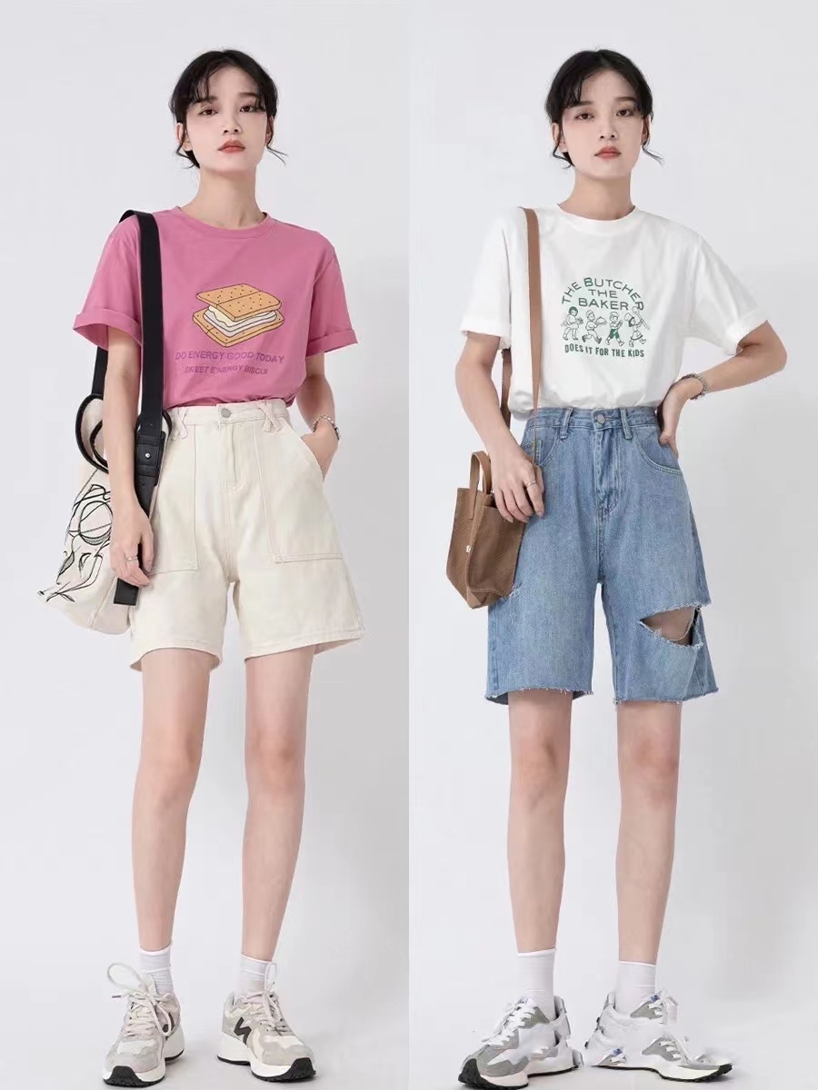 夏天穿短裤怎样让腿视觉上显瘦,短裤怎么穿搭显瘦显腿长