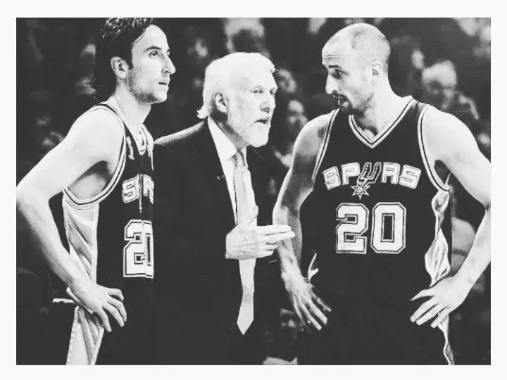 马刺50号球员,马刺吉诺比利职业生涯场均