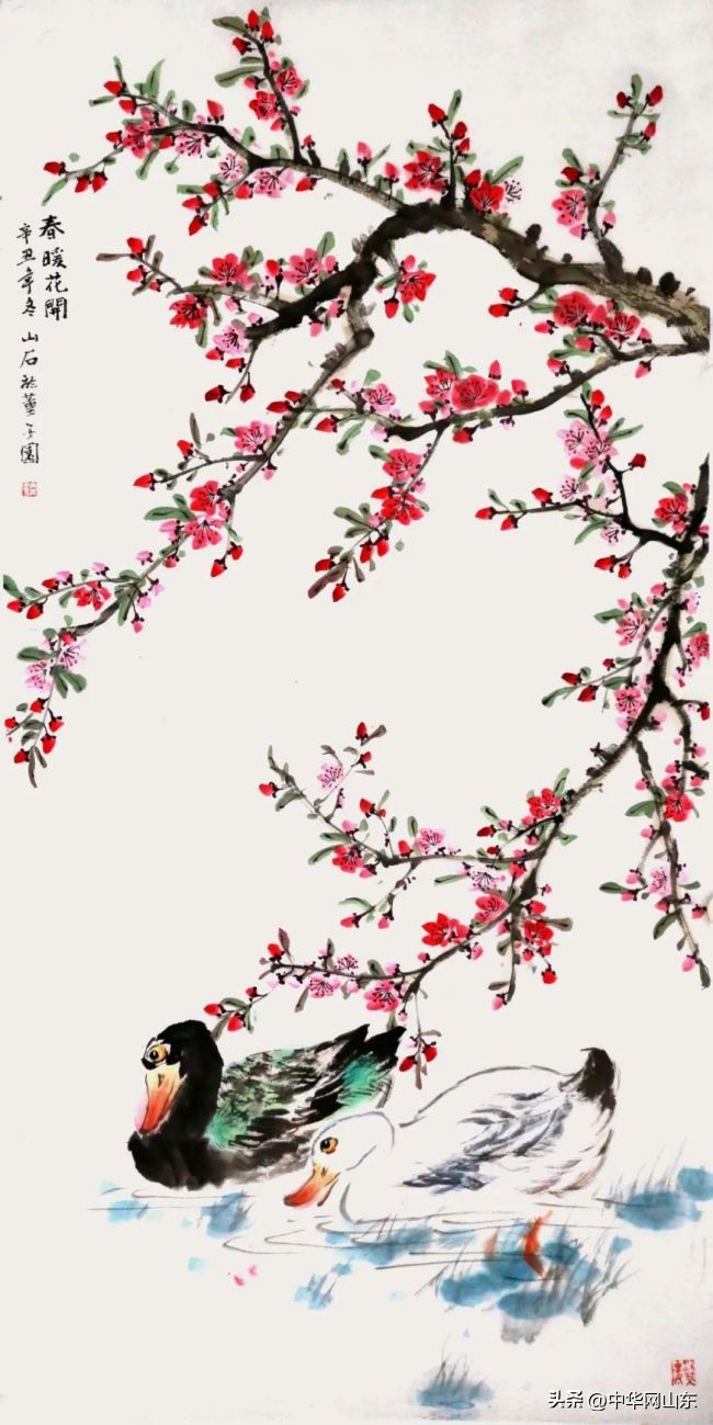 吴山石画作欣赏,画家吴山石作品欣赏