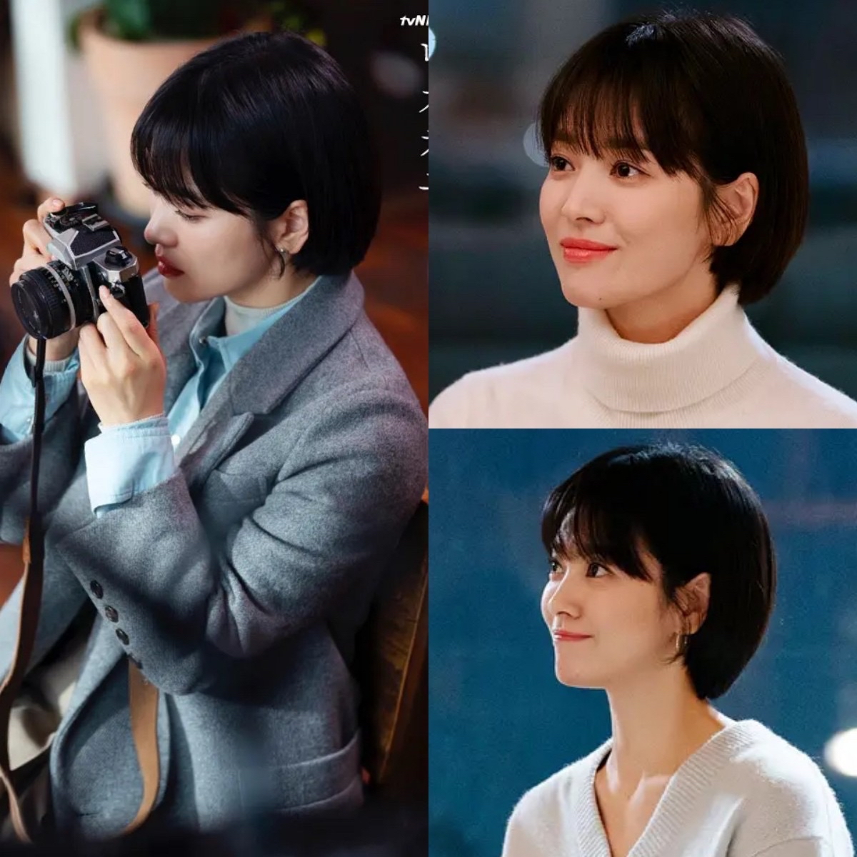 宋慧乔同款挂耳短发,宋慧乔同款挂耳短发造型