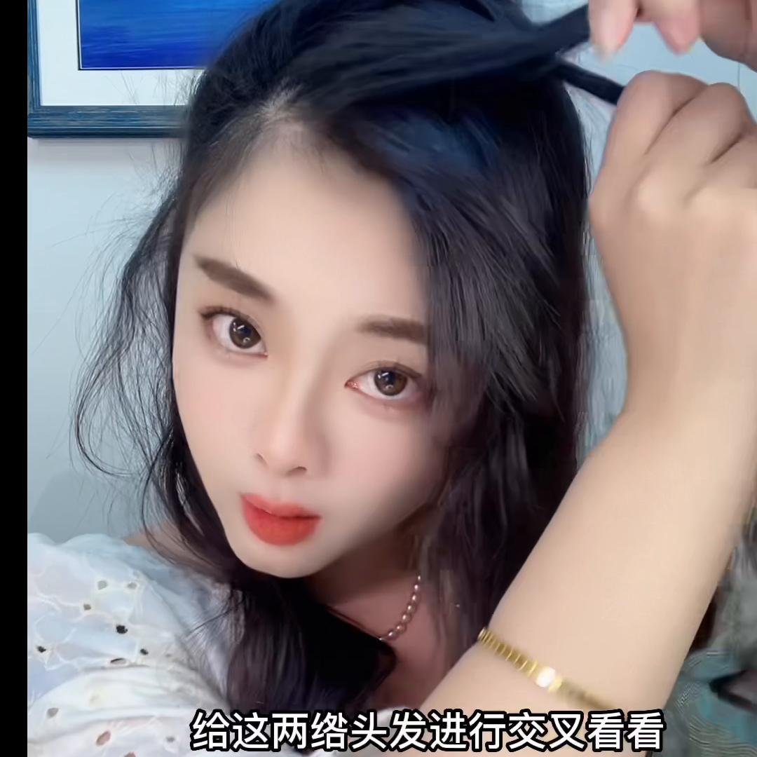 简单好看的编发教程超短发,简单好看的编发教程儿童公主编发