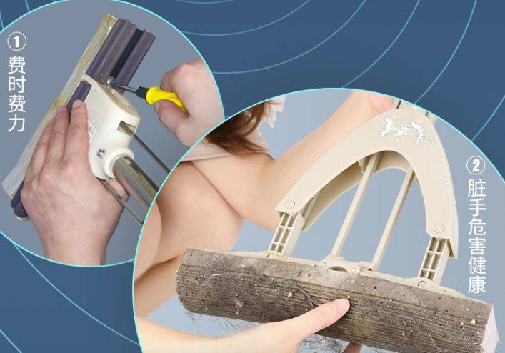 海绵拖把头洗不干净有妙招吗,家用拖把头怎么样才能清洗干净