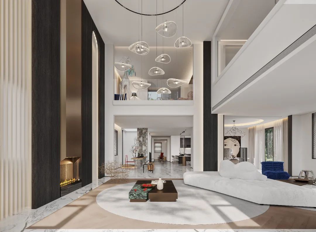 顶级豪宅设计团队,北京1000平别墅现代轻奢装修