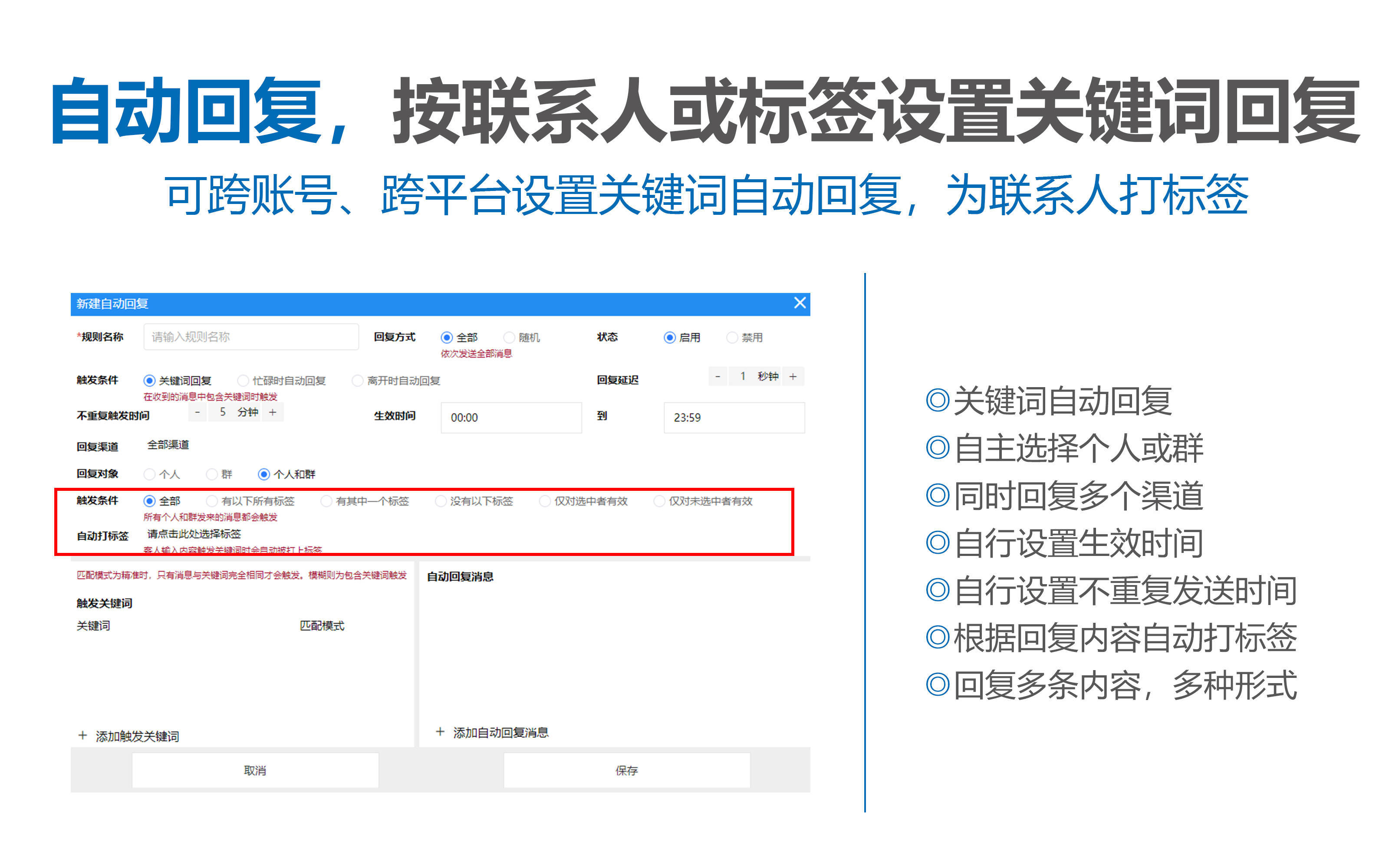 客易聊多微信聊天系统功能点与详情描述