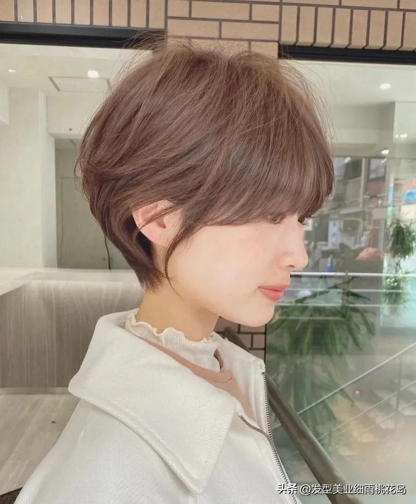 日系短发发型女圆脸,适合圆脸女生的超a日系短发
