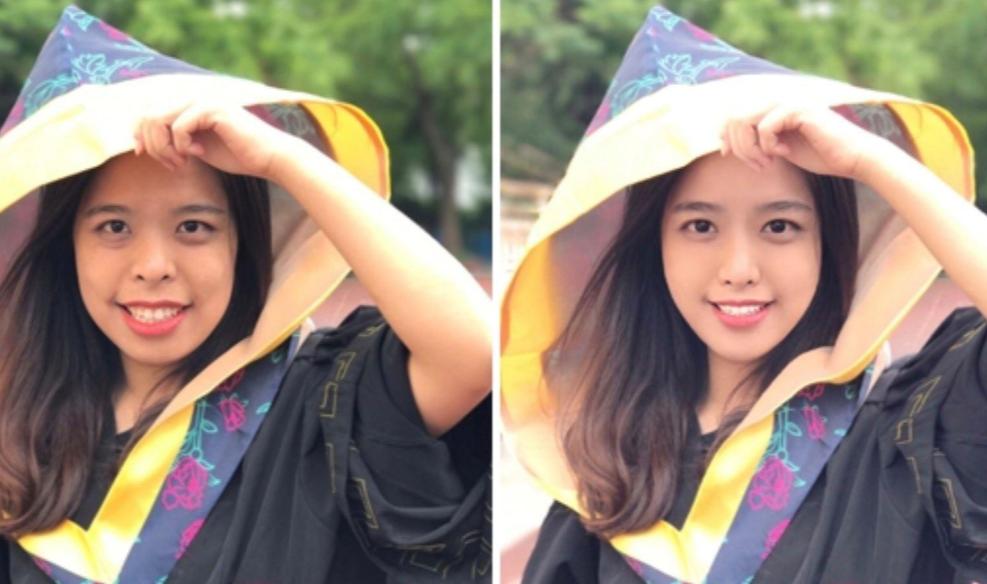 大学生艺术照欣赏,大学生艺术照和一寸照对比