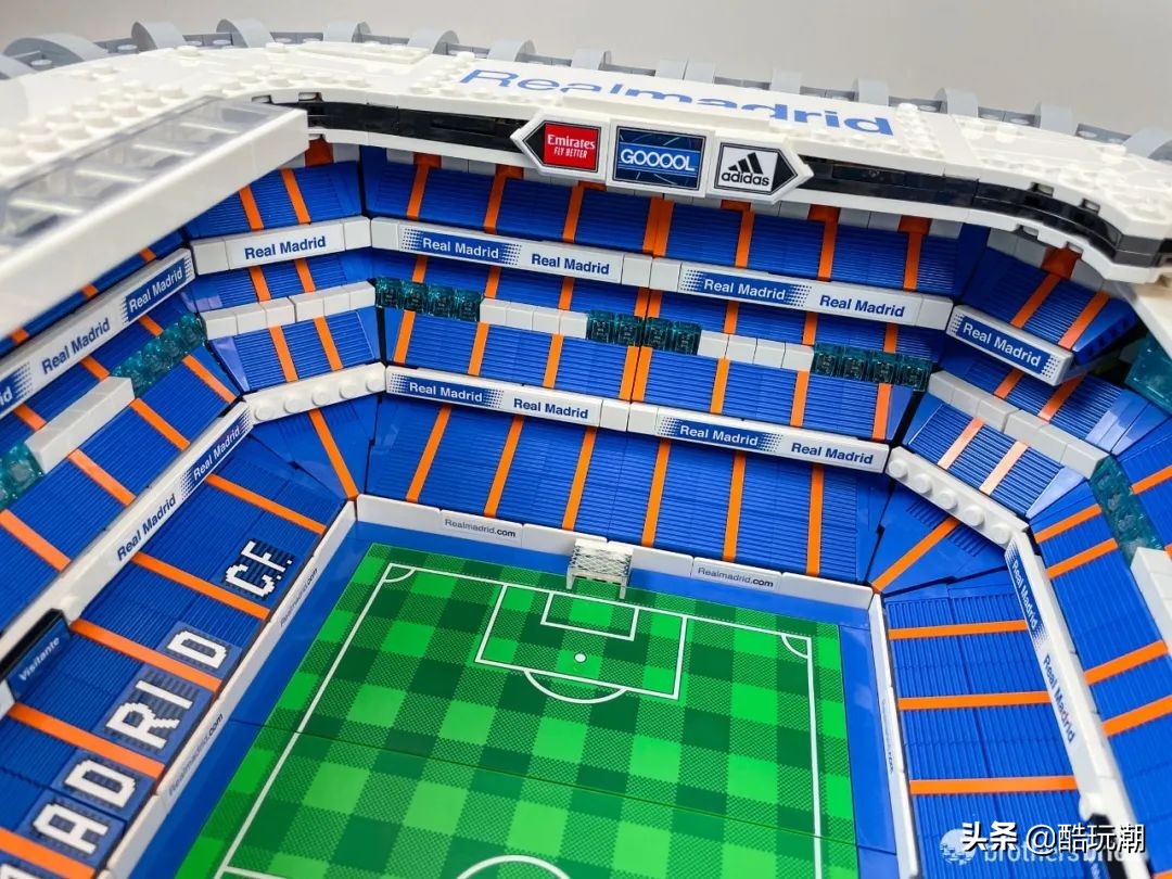 乐高10284诺坎普球场开箱,乐高皇家马德里球场
