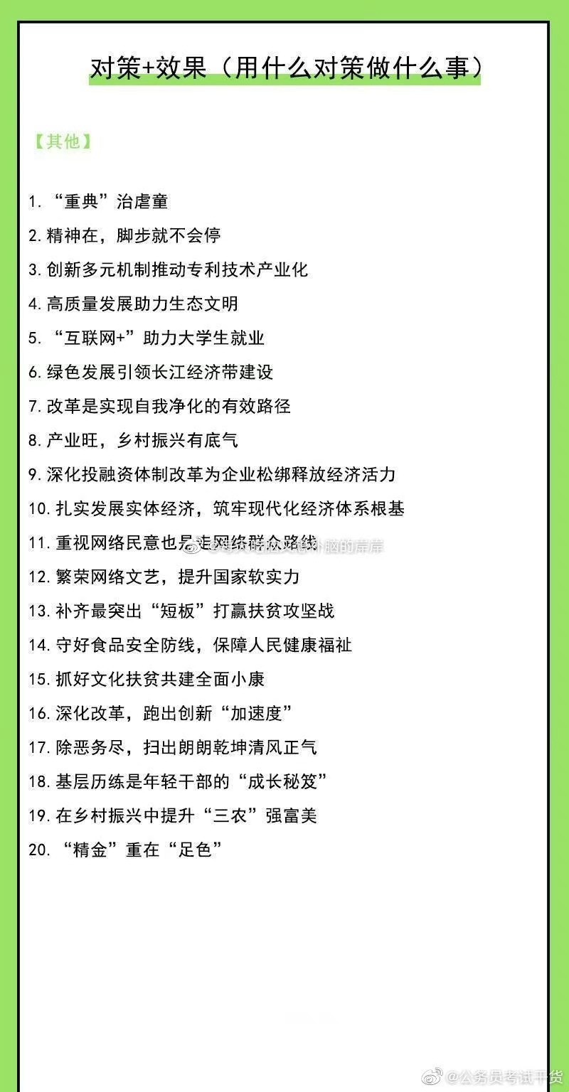 申论标题必考80例,申论100个必背模板乡镇