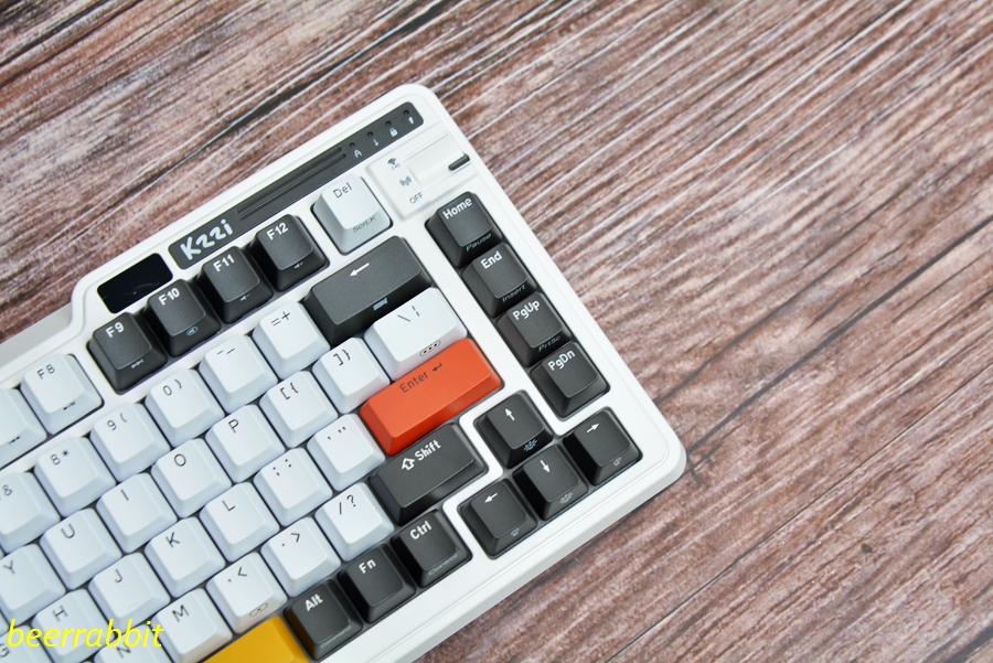 强上加强珂芝K75三模机械键盘与TTC钢铁轴的联合