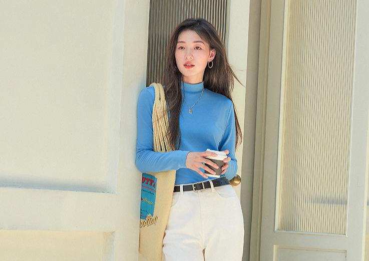 宽松打底衫外穿个性穿法,流行打底衫穿法