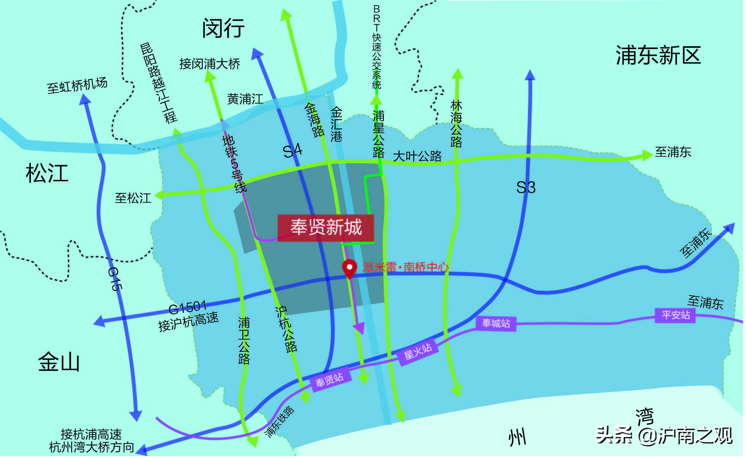 奉贤新城买房有潜力吗,奉贤金汇和奉贤新城