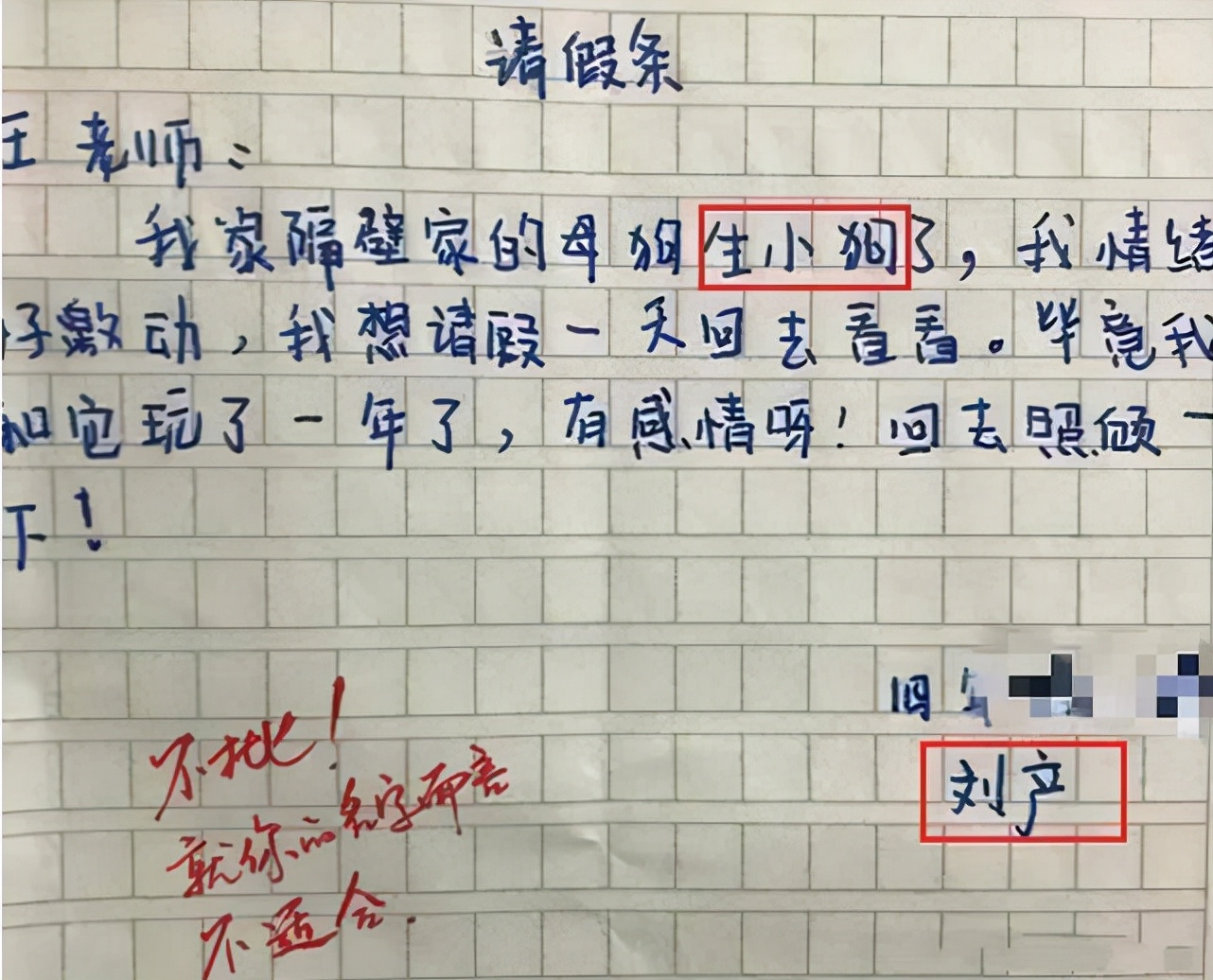 小学生请假条有多奇葩,小学生请假条搞笑