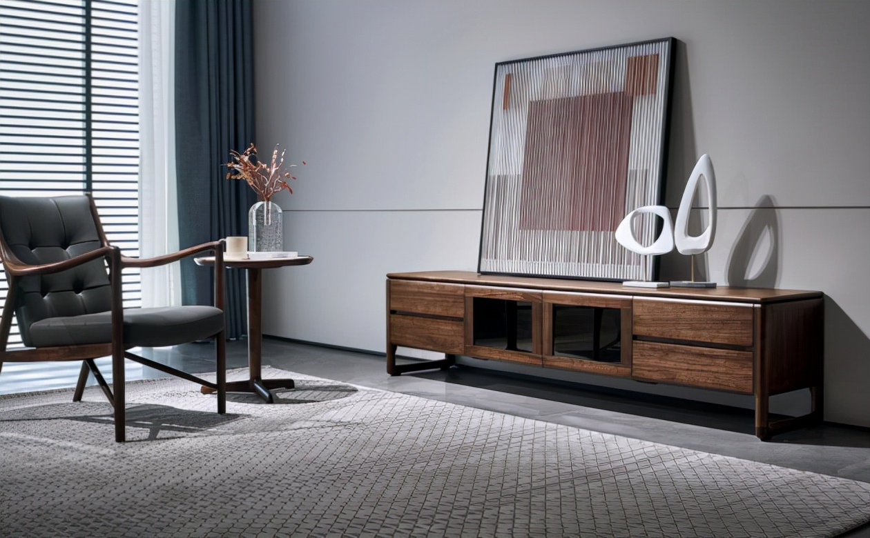 兴业胡桃新语家具,兴叶家具黑胡桃