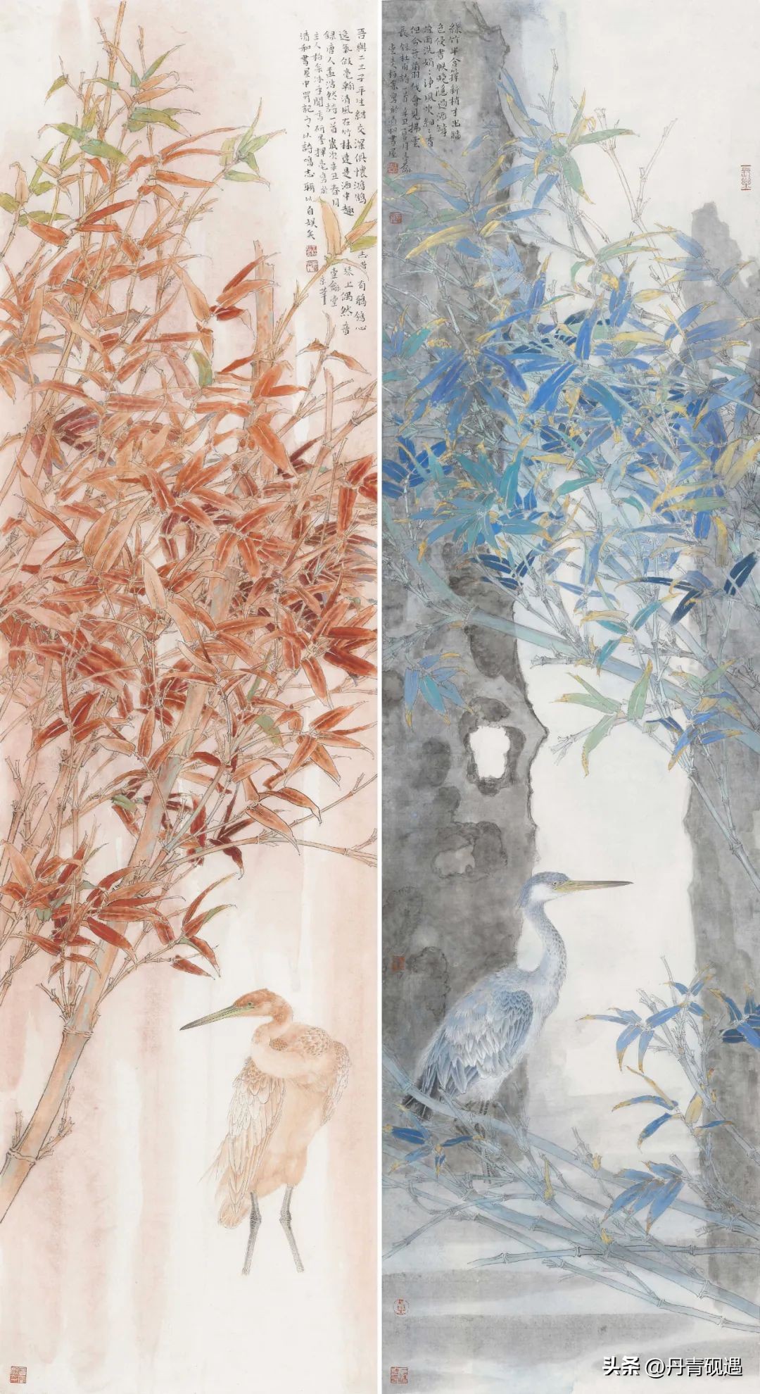 当代山水重彩画名家,张姝山水画