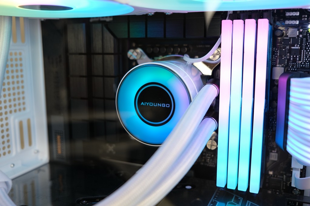 爱国者星璨岚机箱安装240水冷案例,爱国者海景房星璨机箱搭配