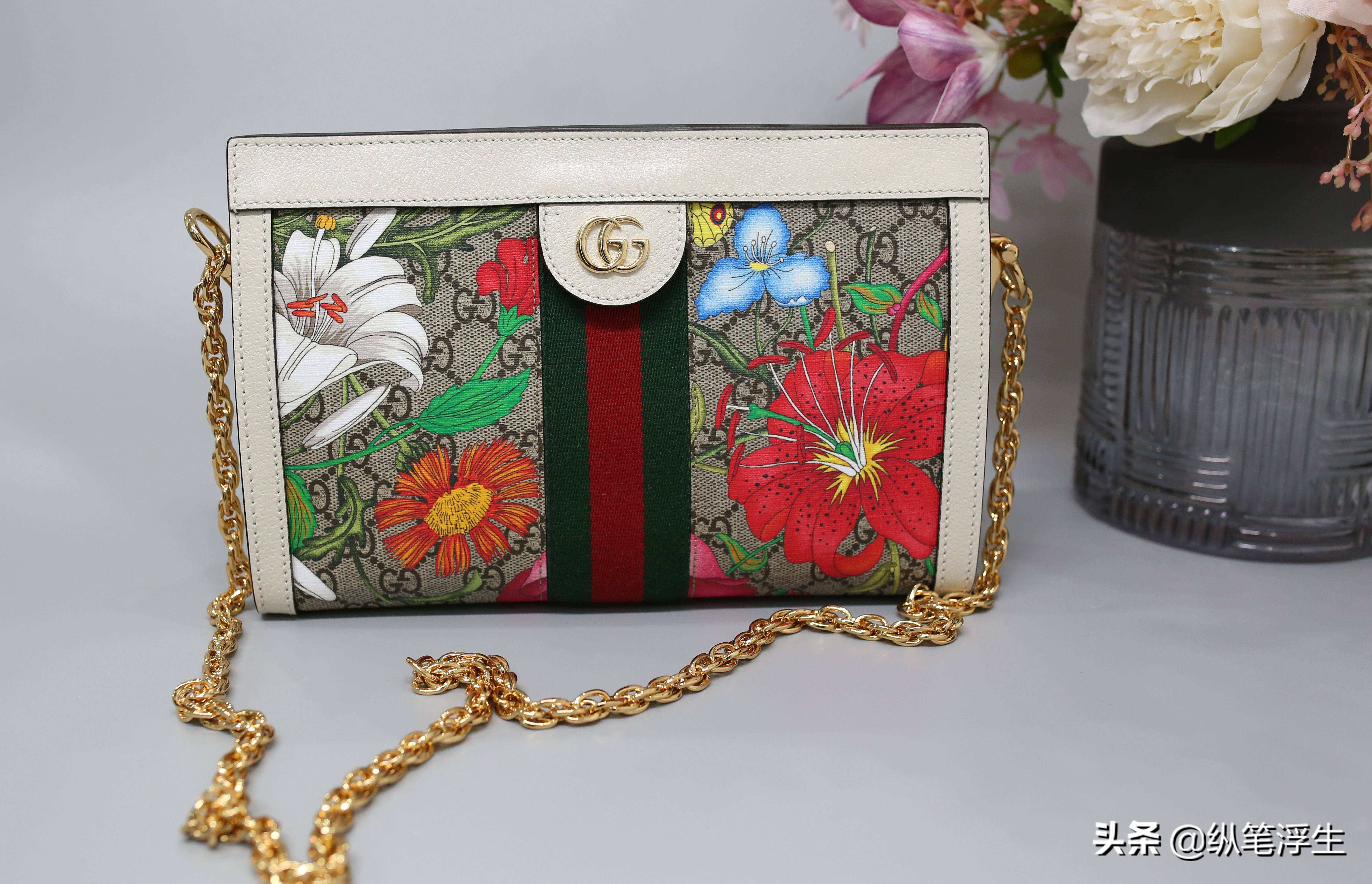 一万多的gucci经典,gucciophidia复古时尚链条包