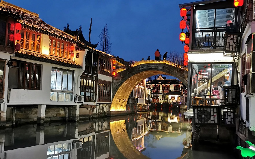 上海朱家角小桥流水人家,朱家角古镇小桥流水的风景