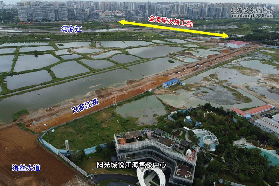 「现场组图」影响北海楼市的主要工程施工进度,2022年8月