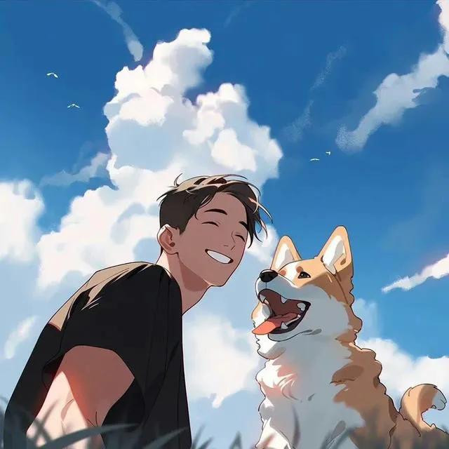 单身狗慈祥的笑容,笑容好有治愈的感觉