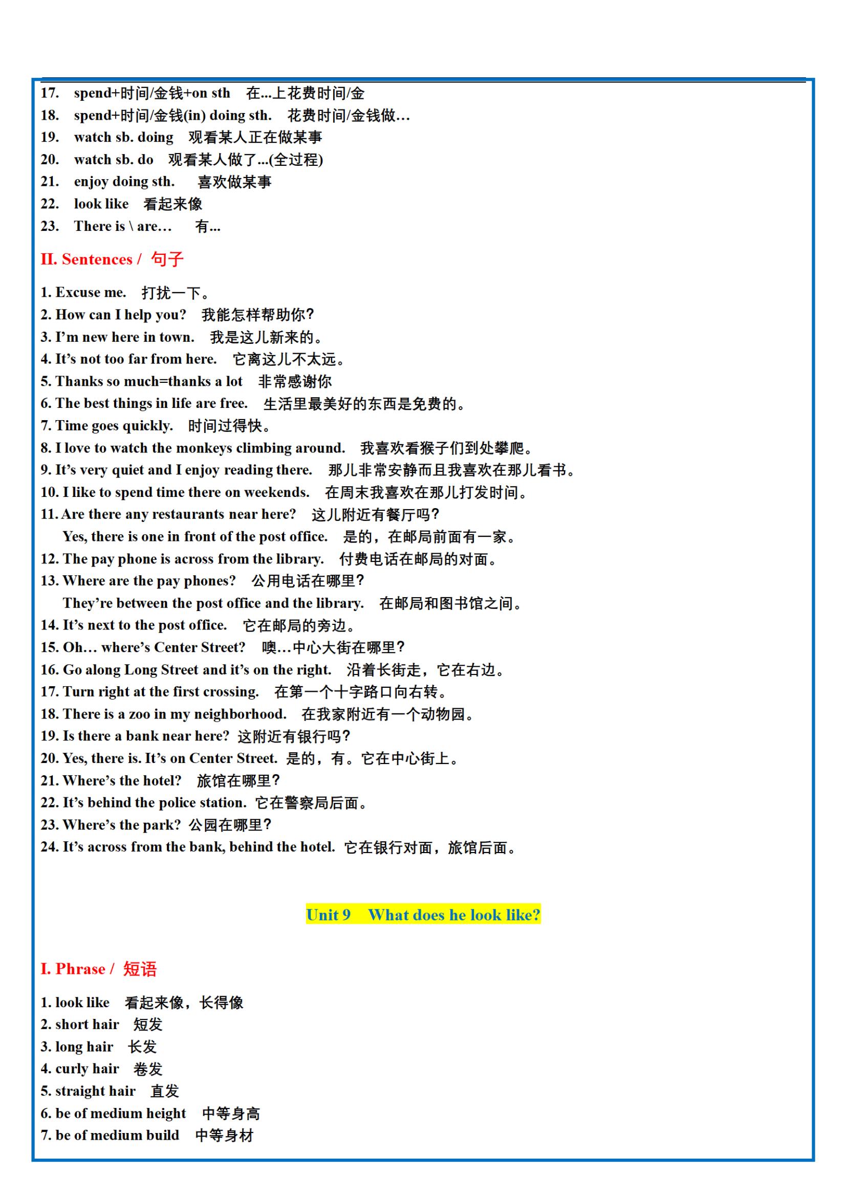 七年级下册英语重点单词句子句型,七年级下册英语必背单词短语