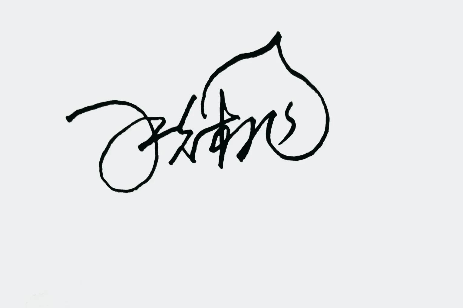 硬笔诗句作品签名,硬笔书法天地写法