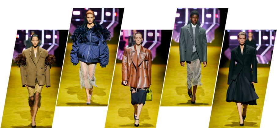 三个技巧快速提高审美,prada的24年秋冬成衣秀