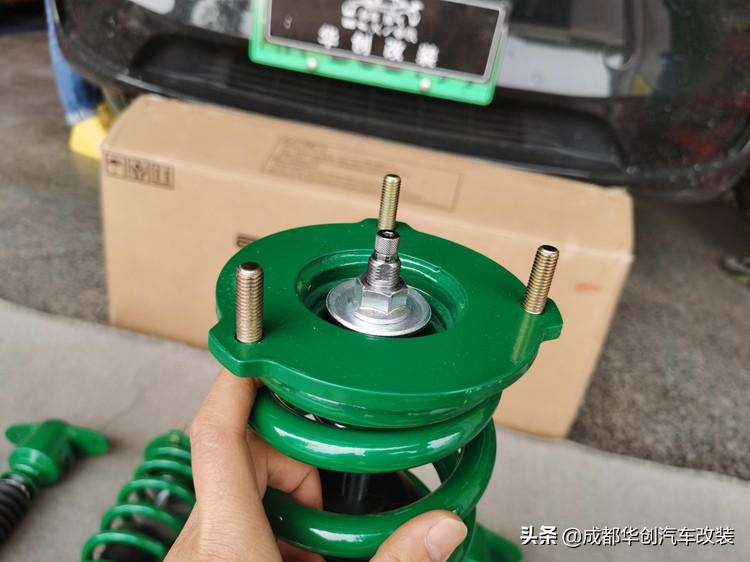 特斯拉避震改装升级TEINFZ高低软硬可调避震器