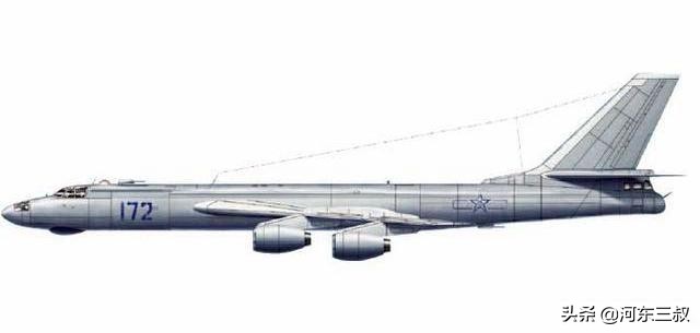 轰8战略轰炸机,就算和原型同期的米亚4相比,差距还是相当大