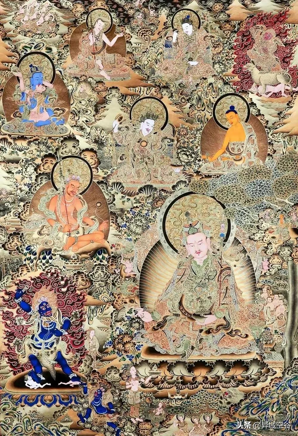 藏传佛教唐卡艺术大全,藏传佛教唐卡艺术陈列图文