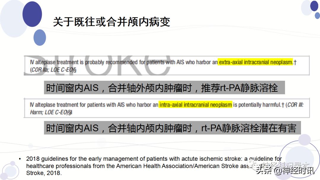 关于急性缺血性卒中静脉溶栓决策的若干问题