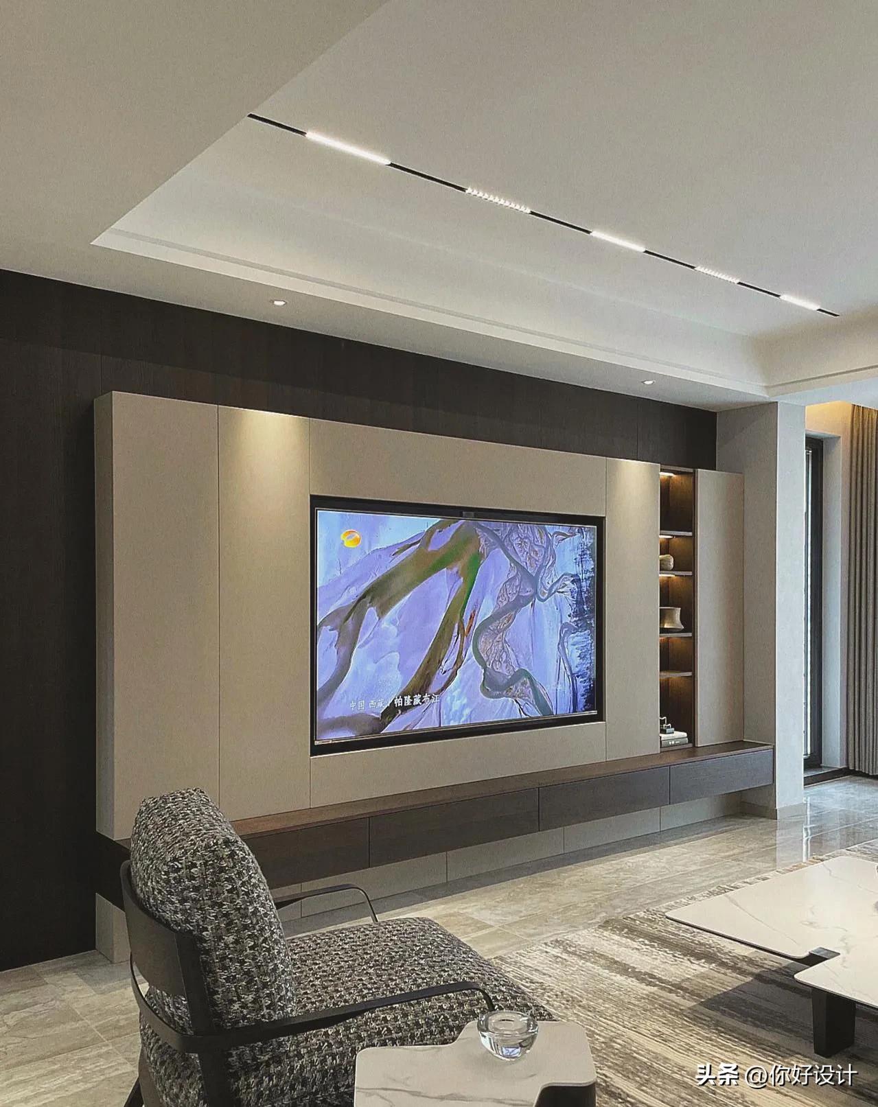 二十款电视背景墙,二十款电视背景墙隐形门