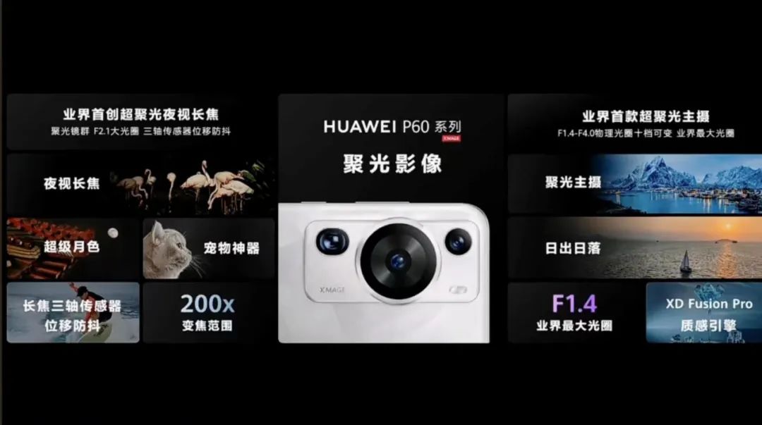 华为折叠屏matex3和p60pro摄影配比,华为p60和matex3海外发布会