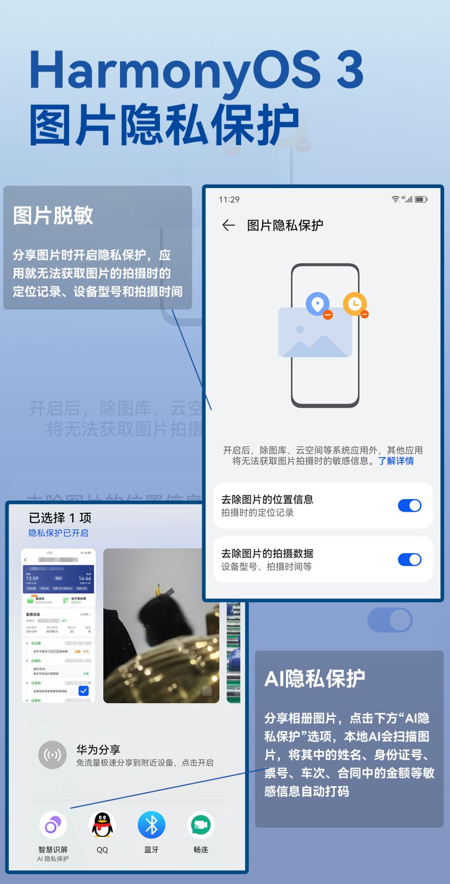 鸿蒙3.0隐私保护功能,华为鸿蒙3.0安全选项