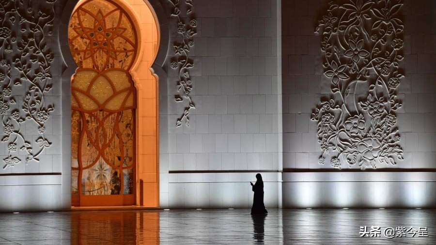 阿联酋阿布扎比最奢华的清真寺,世界上最豪华的清真寺阿布扎比